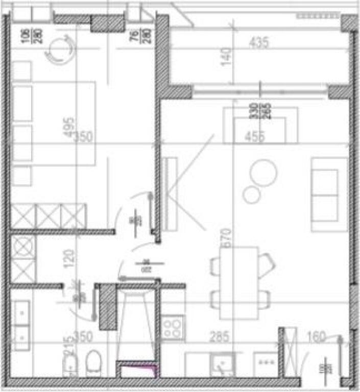 SHITET APARTAMENT 1+1 RIVER SIDE RESIDENCE 182.000 EURO