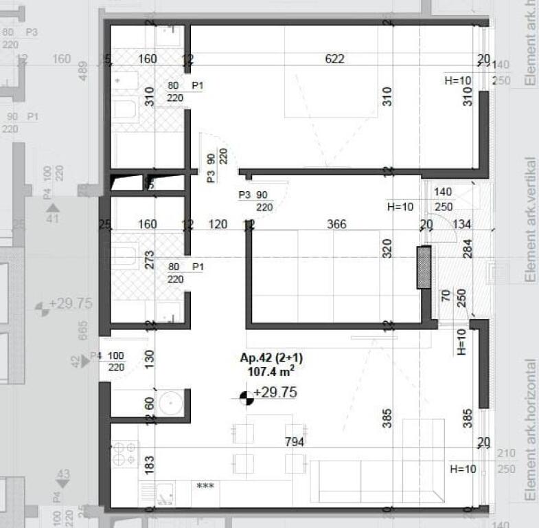 VENDESI APPARTAMENTO 2+1 CAMPO DELL'AVIAZIONE 157.000 EURO