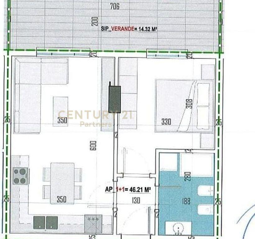 APPARTAMENTO 1+1+ VERANDA IN VENDITA A PASKUQAN POSSIBILITÀ DI PAGAMENTO A RATE