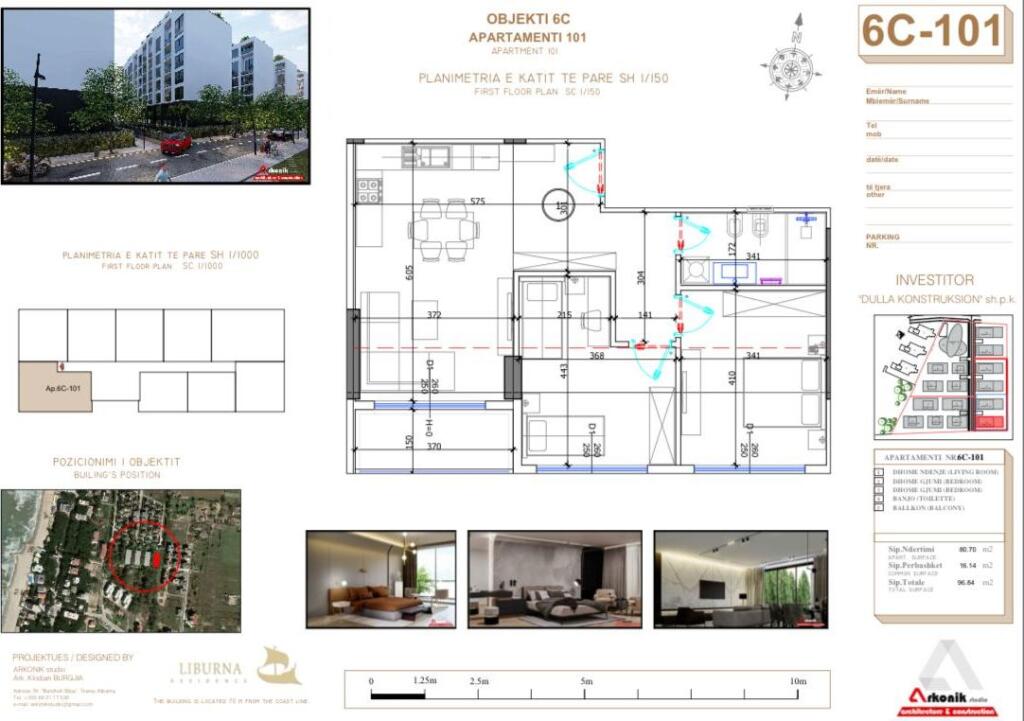 💥2+1 APARTMENT FOR SALE – Mali i Robit, Kavajë!