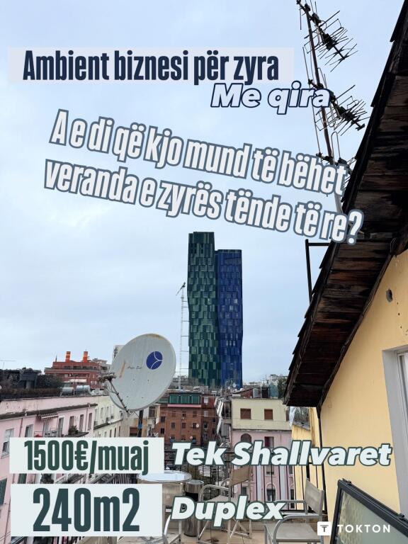 OFFICE SPACE FOR RENT, SHALLVARET, 240m2, 1500€/month