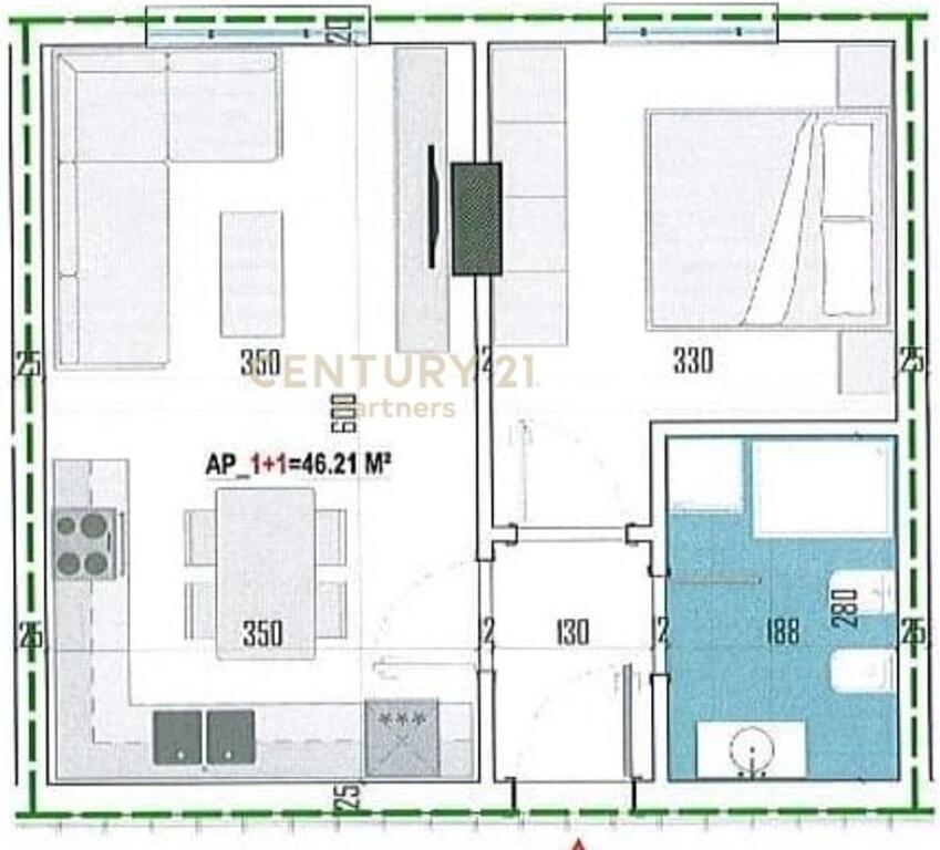 APARTMENT 1+1 FOR SALE IN PASKUQAN PAYMENT POSSIBILITY IN INSTALLMENTS