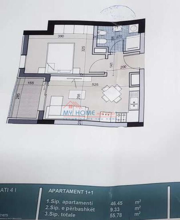 Apartments 1+1 for Sale at Univers City Tirana