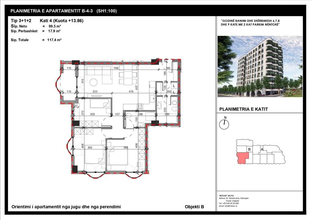 Apartament 3+1 – ALUNA 2
