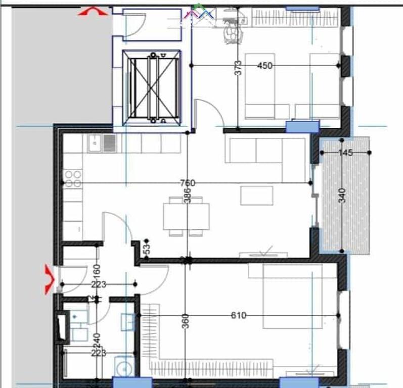 Apartment For Sale 2+1 In Paskuqan (ID B120770) Tirane