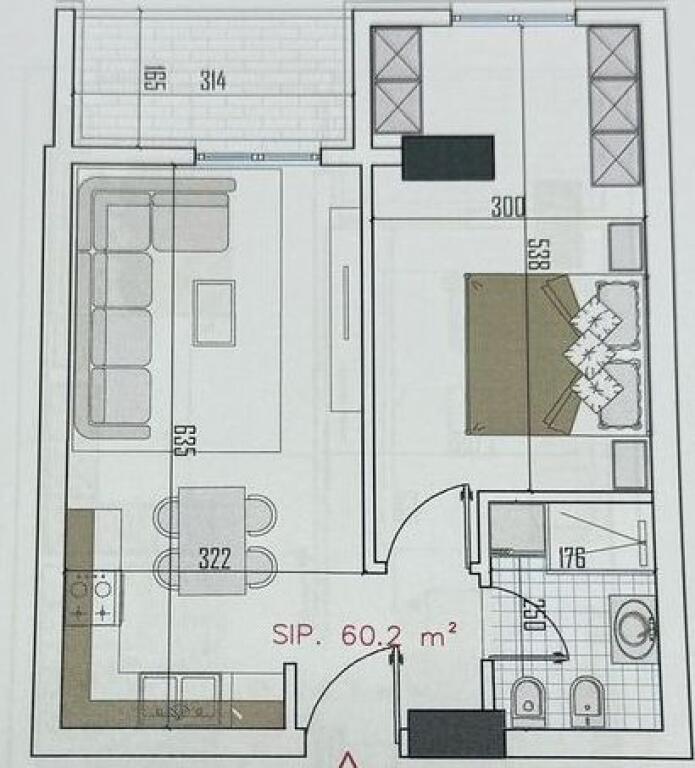 🏡 Apartment 1+1 for Sale – Monarch Residence, Paskuqan