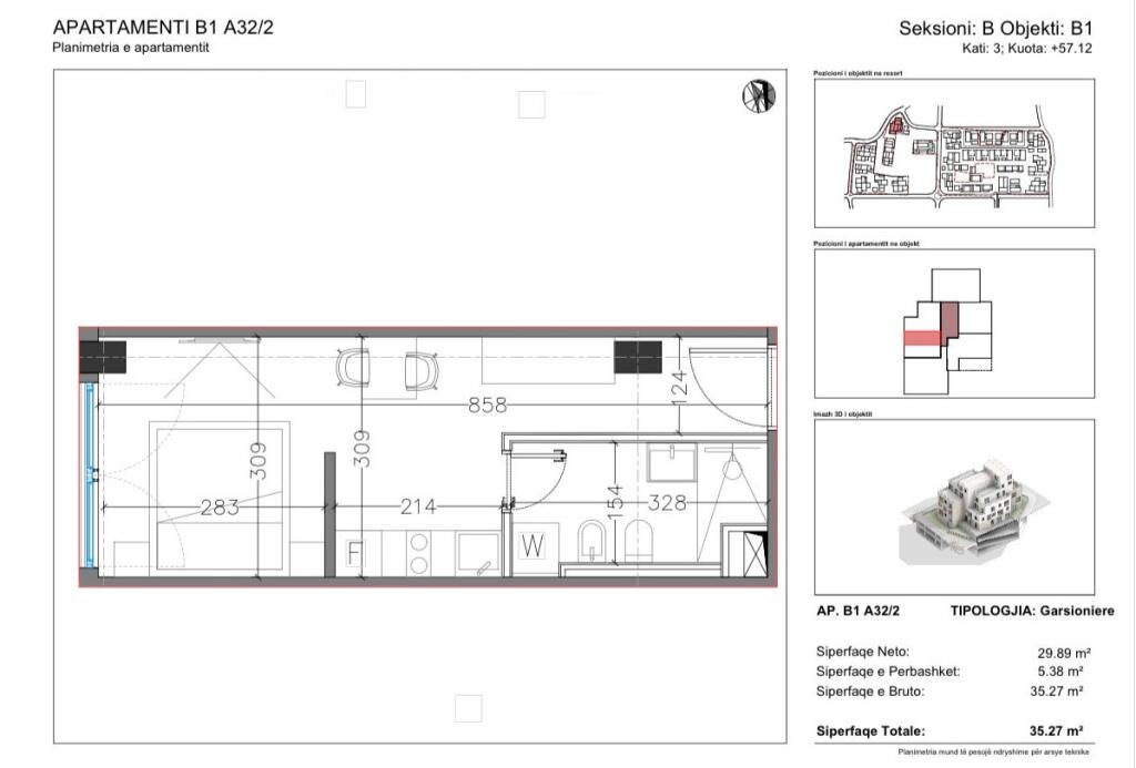 OKAZION, GARSIONERE NE SHITJE, SQUARE VILLAGE