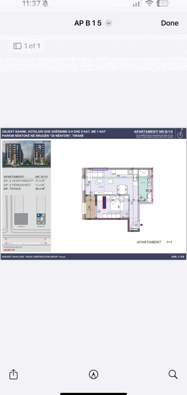 Shitet apartament 2+1+2 ish Dogana Tirana Entry 3