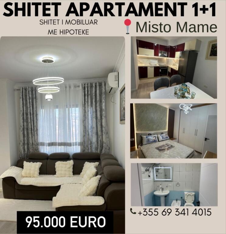 Shitet apartament 1+1 ne Misto Mame , Pallatet Bruci