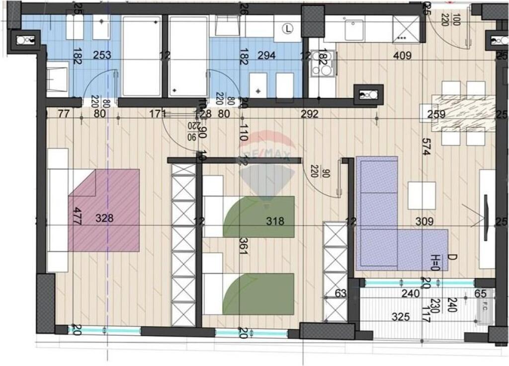 Apartament 2+1+2 per shitje tek Medreseja!