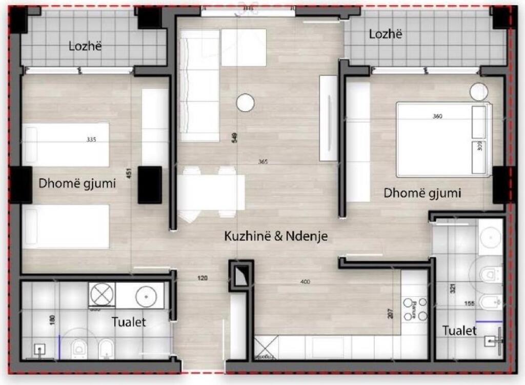 ✨Shitet Apartament 2+1+2 | 📍Splendor Residence, Porcelan