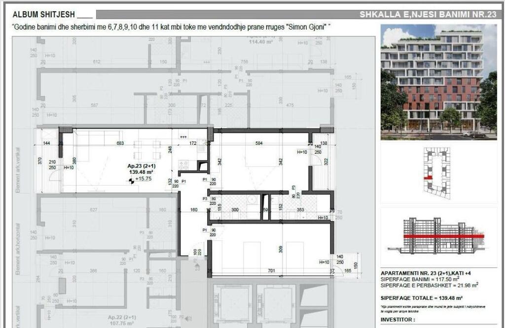 FOR SALE APARTMENT 2+1 FORMER AVIATION FIELD 205,000 EURO
