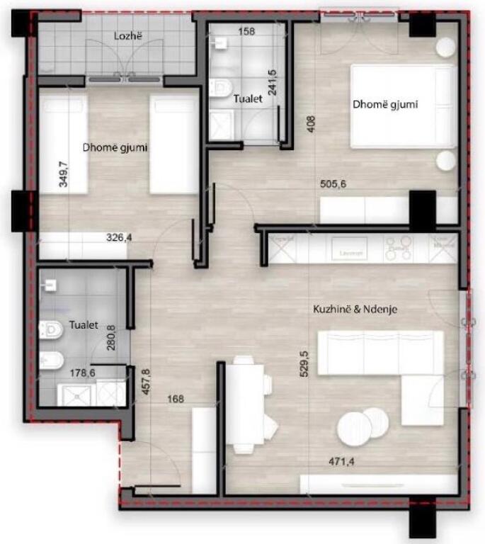 ✨Shesim Apartament 2+1+2 | 📍Splendor Residence, Porcelan