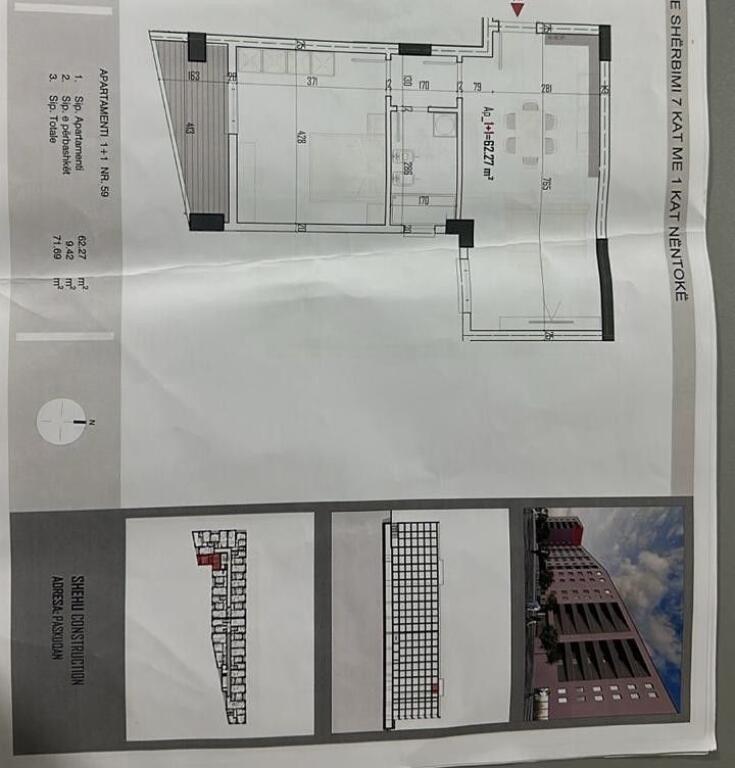 APARTAMENTE 1+1 NE SHITJE NE PASKUQAN