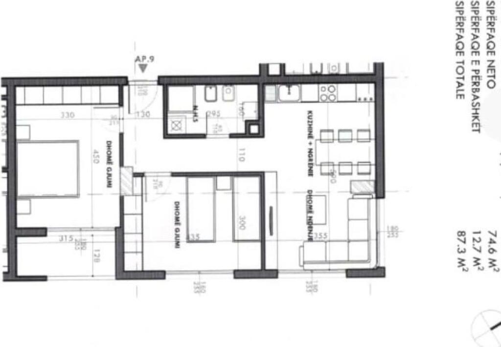 Shitet apartament 2+1+1  📌Ish Fusha e Aviacionit