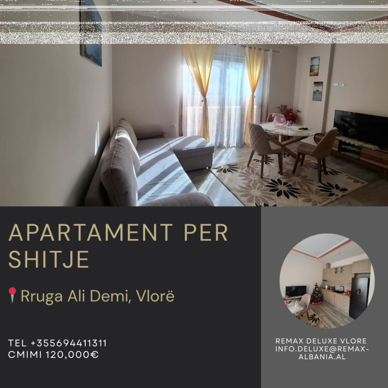 Apartament 2+1 për Shitje