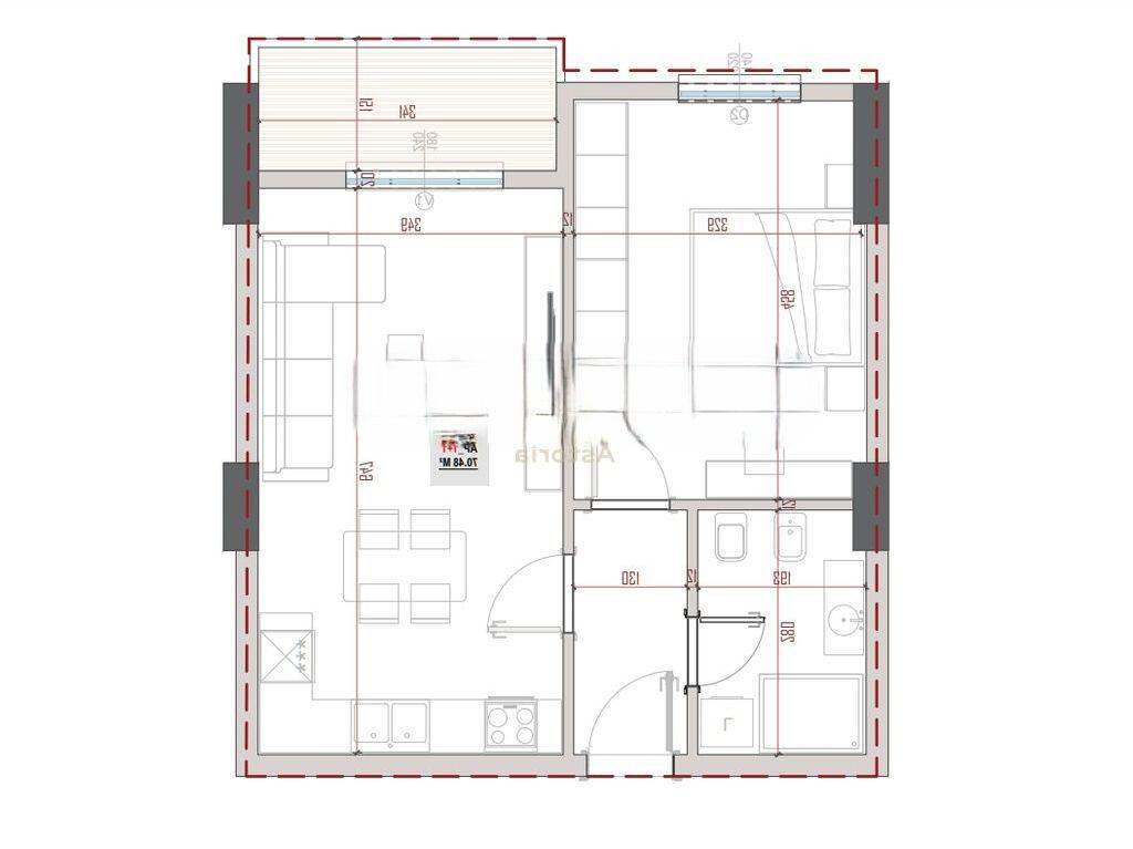 We sell a 1+1 apartment opposite the Agricultural University, Arborea Residence! 88,100 €