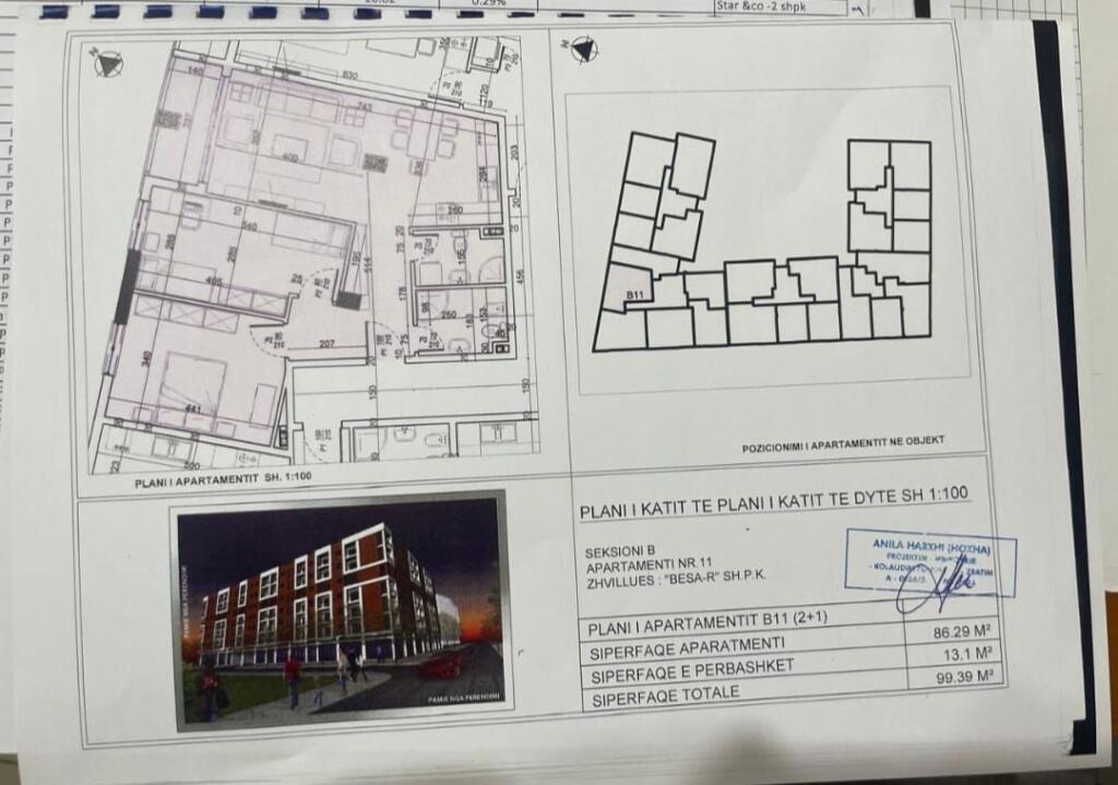 🏠 Shitet Apartament 2+1+2 – Don Bosko