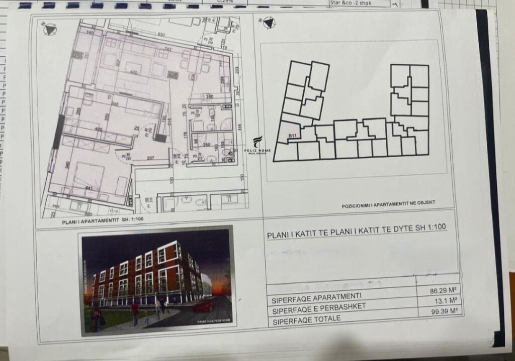 SHITET APARTAMENT 2+1+2 DON BOSKO 198.700 EURO