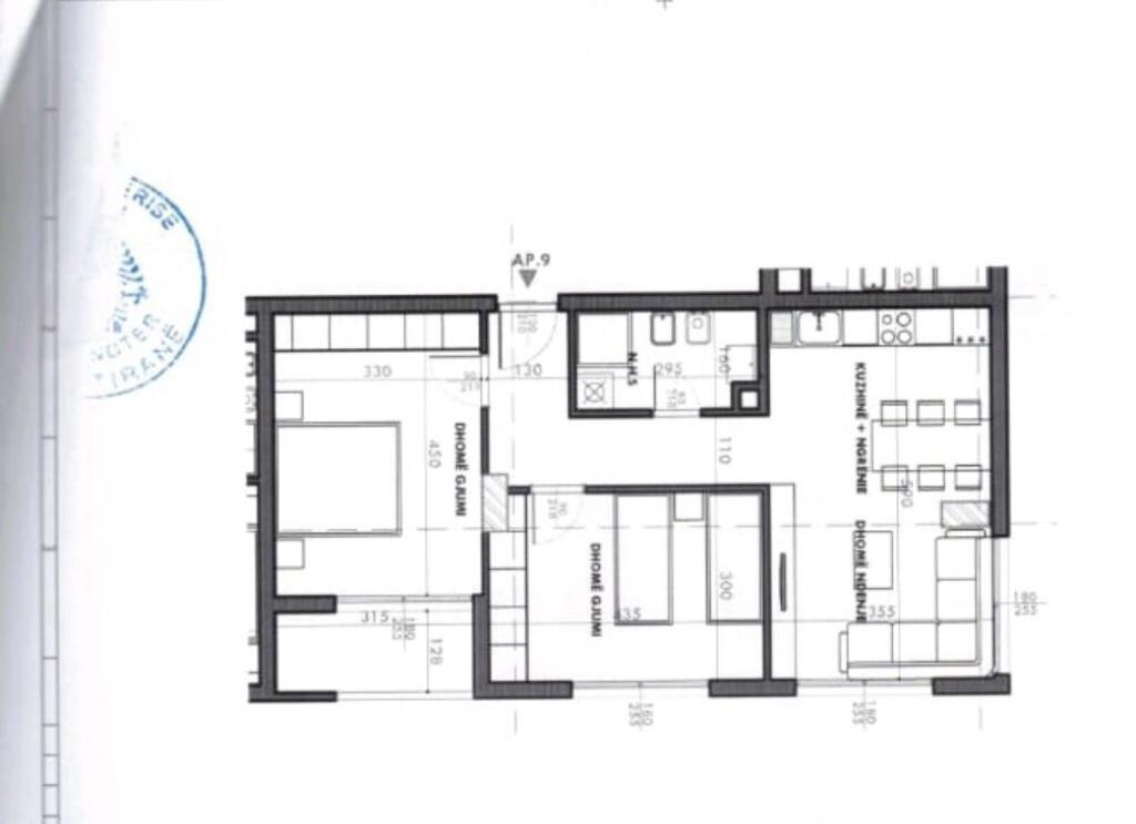 SHITET APARTAMENT 2+1 TEK MIVITA REZIDENCE NE ISH FUSHEN E AVAICIONIT !