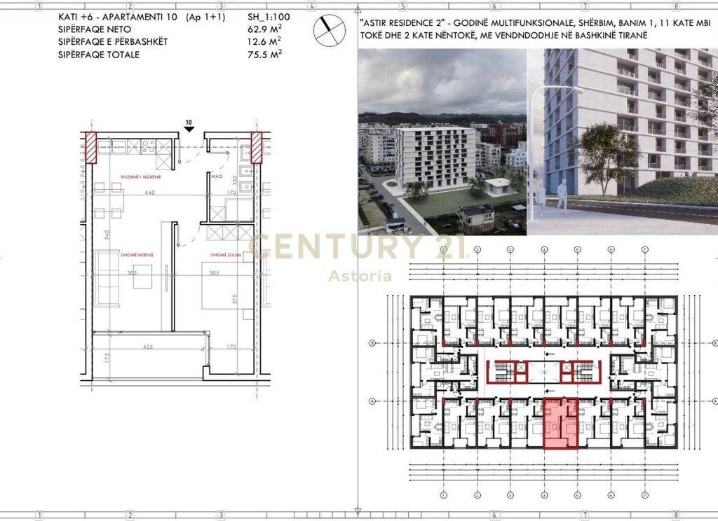 APARTMENT 1+1 FOR SALE AT "ASTIRI RESIDENCE 2"
