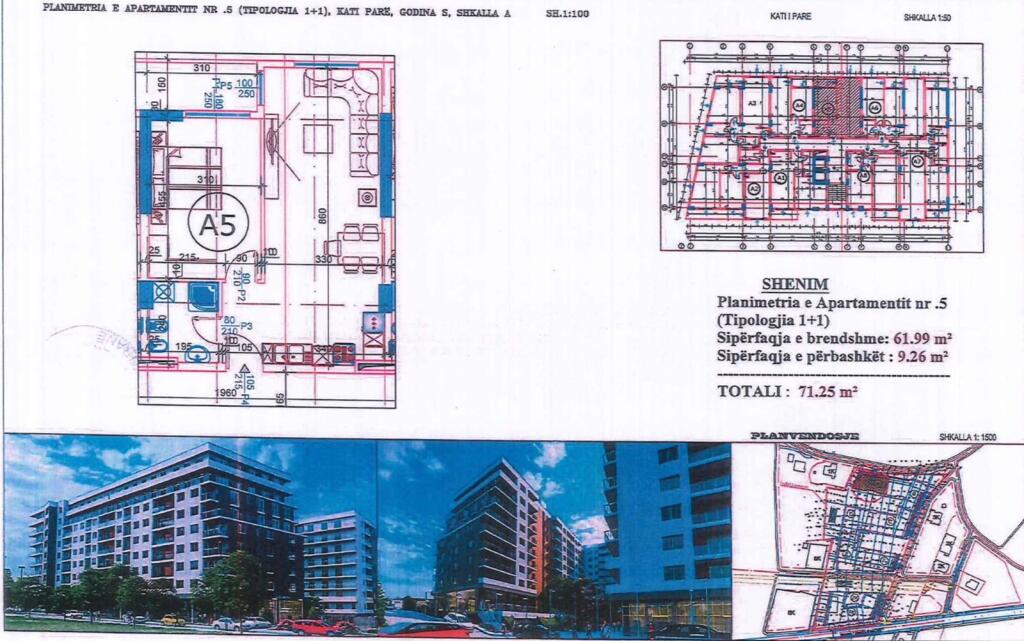 We sell 1+1 apartment in Paskuqan in the final phase