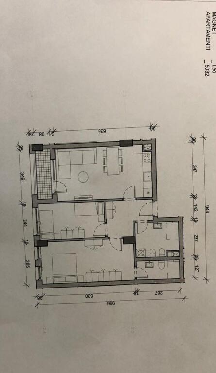 Complesso Magnet, 21 Dhjetori vendesi appartamento 2+1+2 in vendita (242.000 euro)