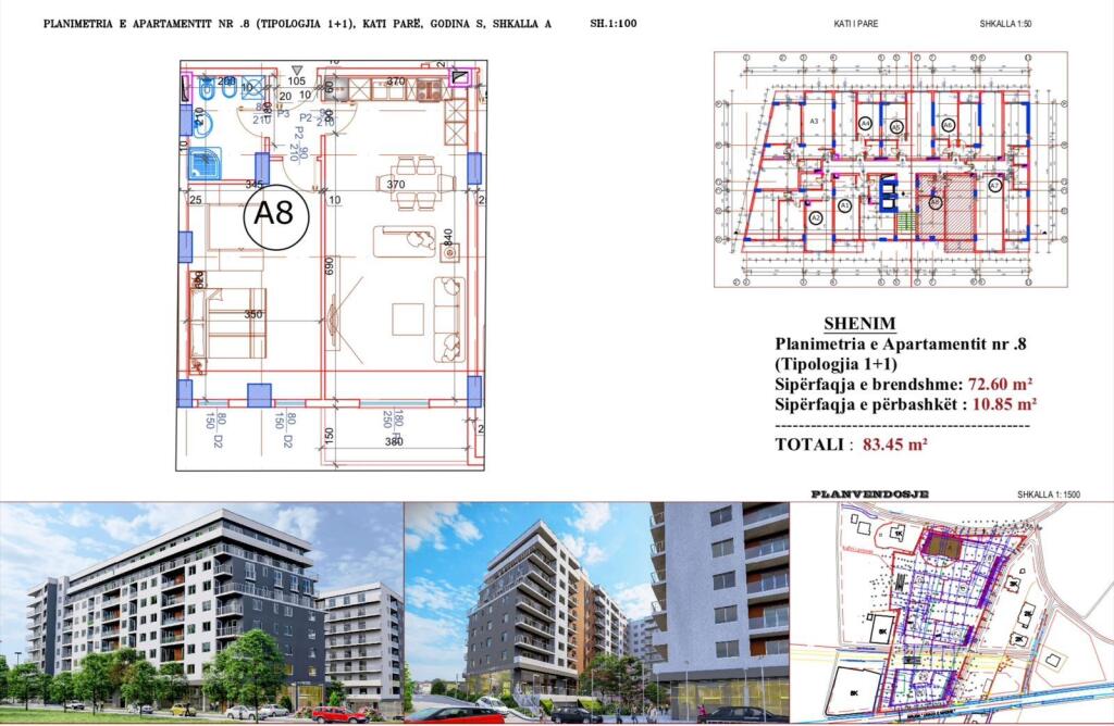 We sell 1+1 apartment in Paskuqan in the final phase