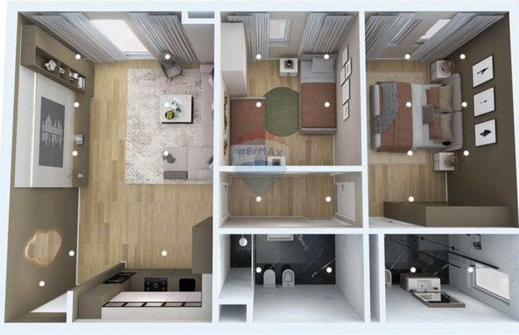 Shitet Apartament 2+1 te Riverside RESIDENCE (530291040-84)