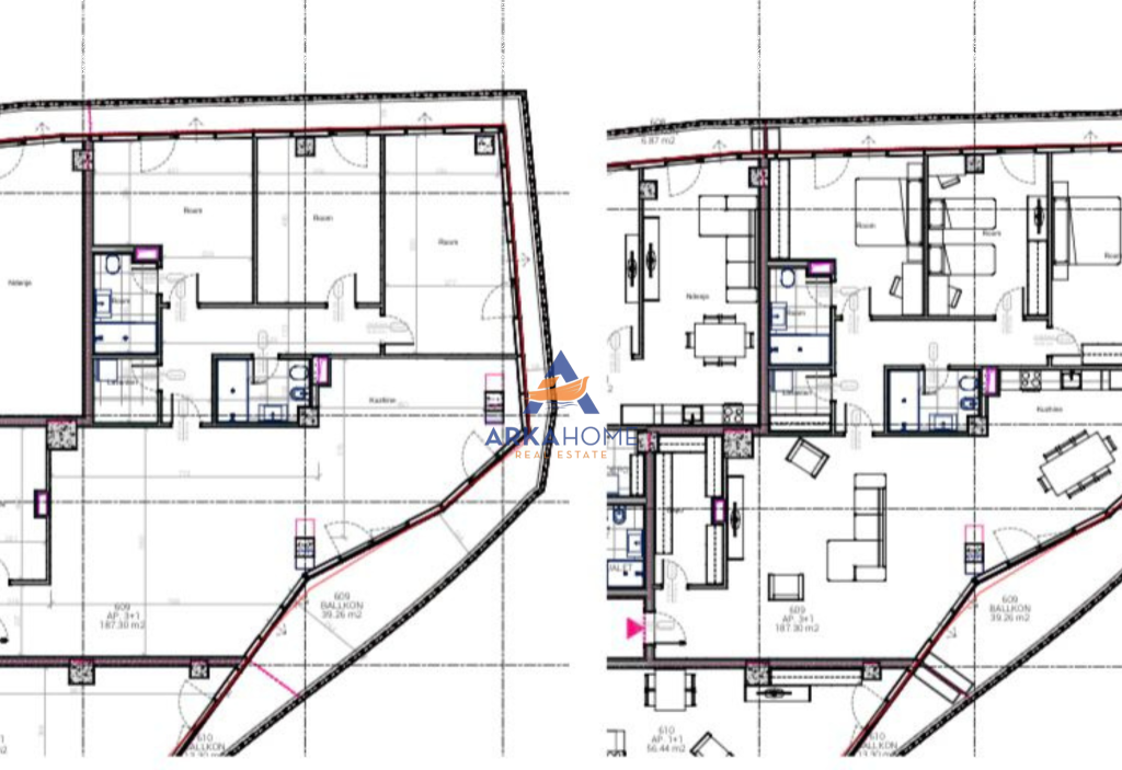 SHITET APARTAMENT 3+1+BALLKON "TIRANA’S ROCK,RRUGA E DIBRES" 1.267.760 EURO