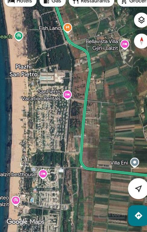 Shitet Tokë në Gjirin e Lalzit