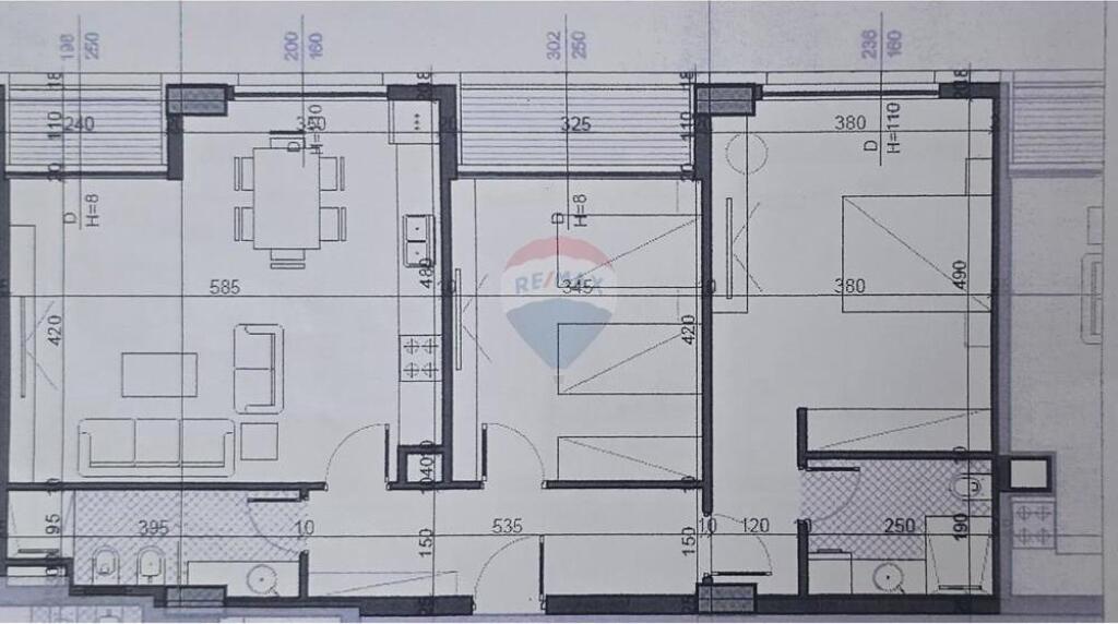 Shitet Apartament 2+1+2 në Bulevardin e Ri