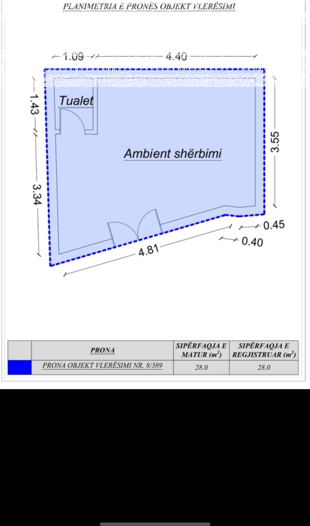 Shitet dyqan ne Laprake ngjitur me Shkollen Ahmet Gashi