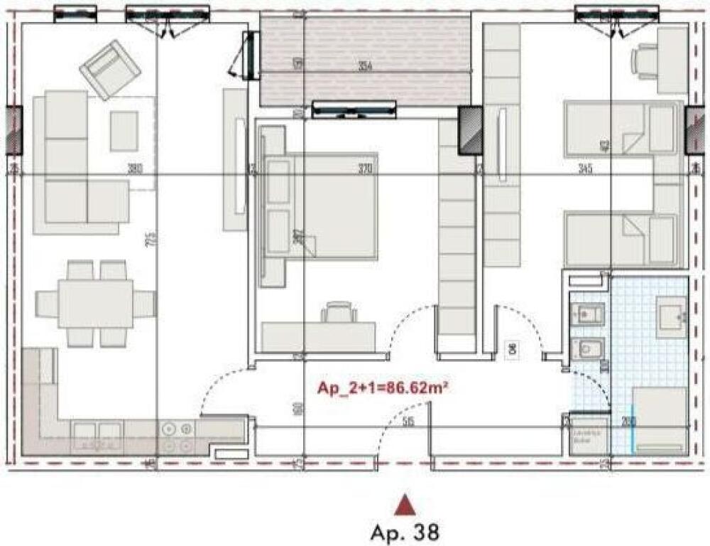 OCCASION APARTMENT 2+1 NEAR RING SIDE PASKUQAN !