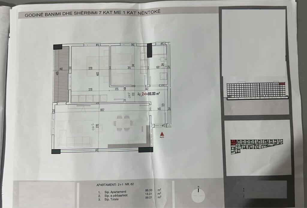 Apartamente 2+1 ne shitje ne fazen perfundimtare te ndertimit ne Paskuqan(ID 41212049)