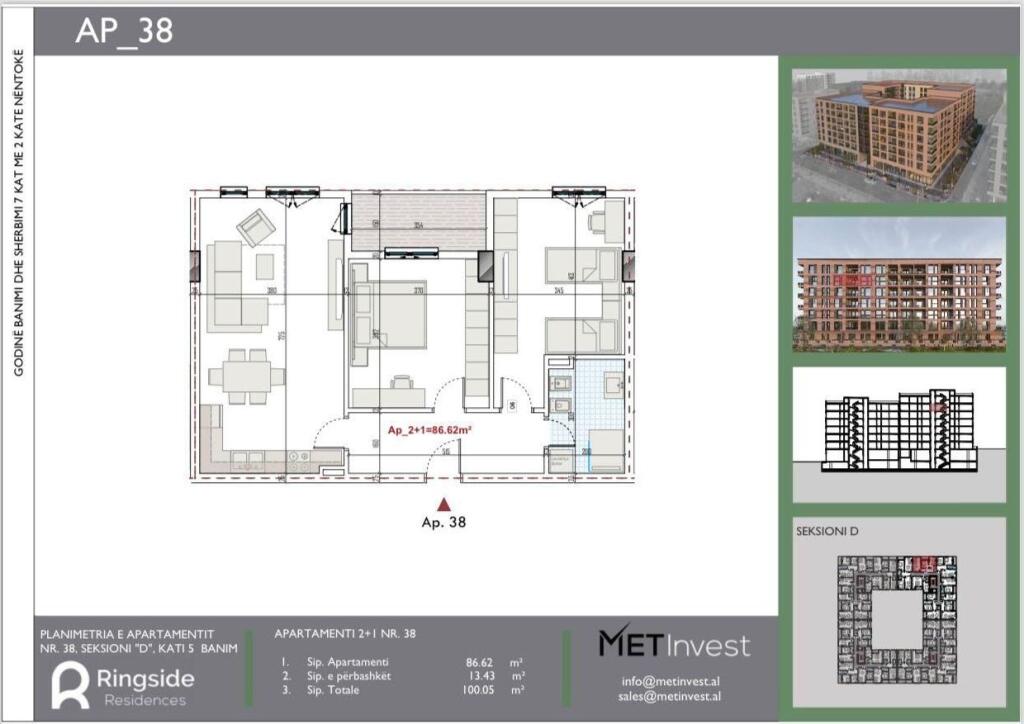 Vendesi Appartamento 2+1 a Paskuqan 100000€