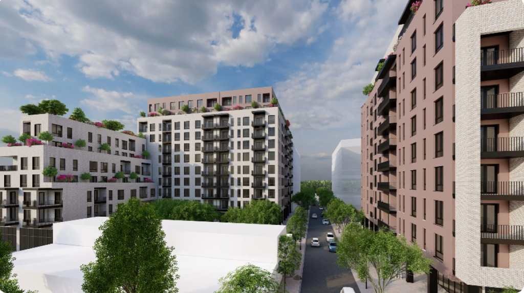 SHITET APARTAMENT 2+1+VERANDE KOMPLEKSI AURA