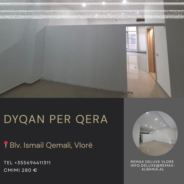 SHOP / BUSINESS PREMISES FOR RENT – VLORË CENTER