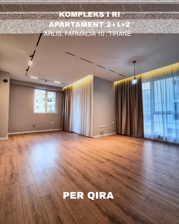 ✨ SUPER KOMPLEKS I RI • ELITAR ✨ 🏢 Për Zyrë ose Banim 🏡  🏡 JEPET ME QIRA APARTAMENT 2+1+2 + POST PARKIMI 🚗 📦 Apartamenti jepet bosh  📍 Vendndodhje Premium: Pranë KESH, midis Vasil Shantos dhe Komunës së Parisit, Tiranë  🆕 I pabanuar më parë
