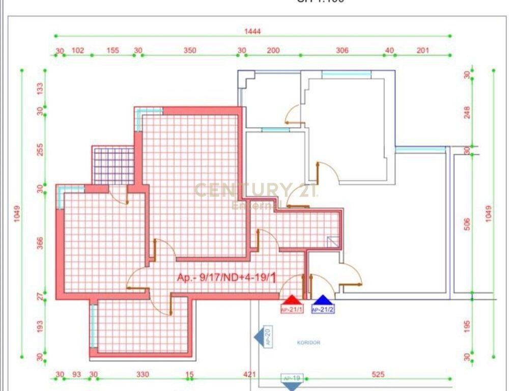 Apartament 2+1 per Shitje ne Don Bosco