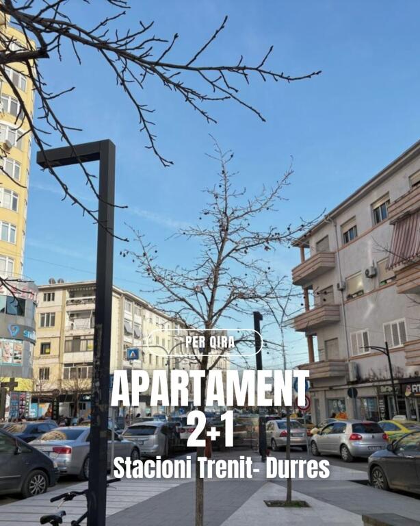 Jepet me qira apartament 2+1,stacioni trenit