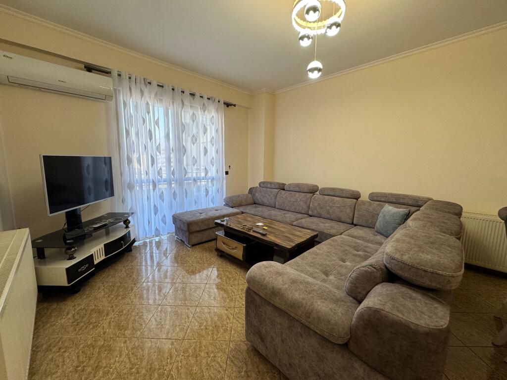 Rent apartment 2+1  4th floor building with elevator  Furnished  Price 60,000 lek  Near Nela 6, Yzberisht