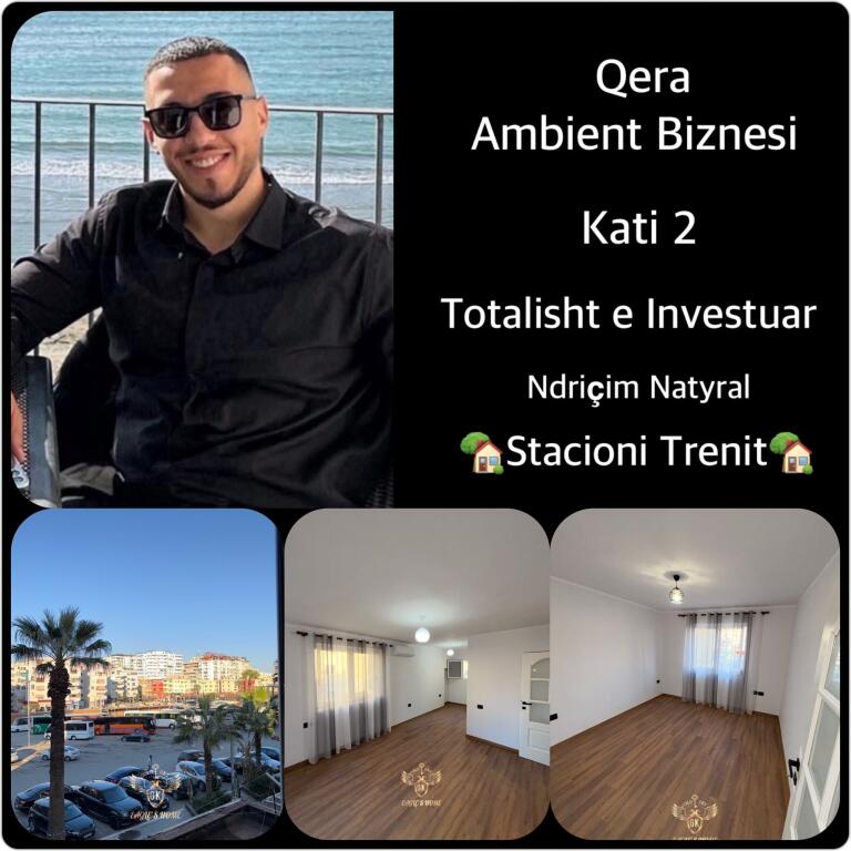 Business Premises for RENT 1+1+Balcony📍 Location: Durres Train Station