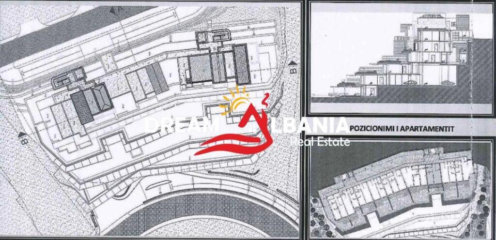 SHITET Apartament 2+1+Verand+Parkim ne Green Coast, Palas, Himare (ID 41212154)