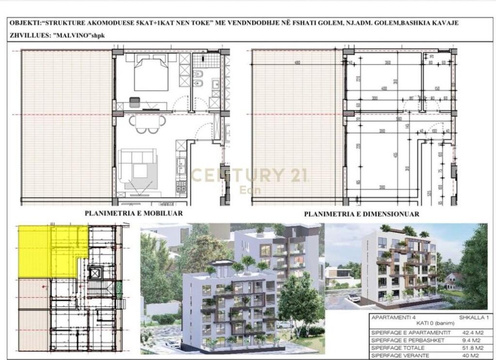 APARTMENT 1+1 FOR SALE WITH VERANDA NEAR MALI ROBIT