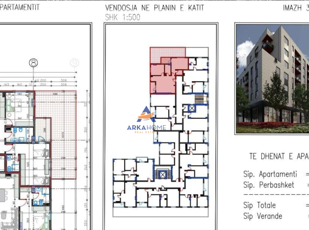 SHITET APARTAMENT 2+1+BALLKONE "PASKUQAN" 156.000 EURO