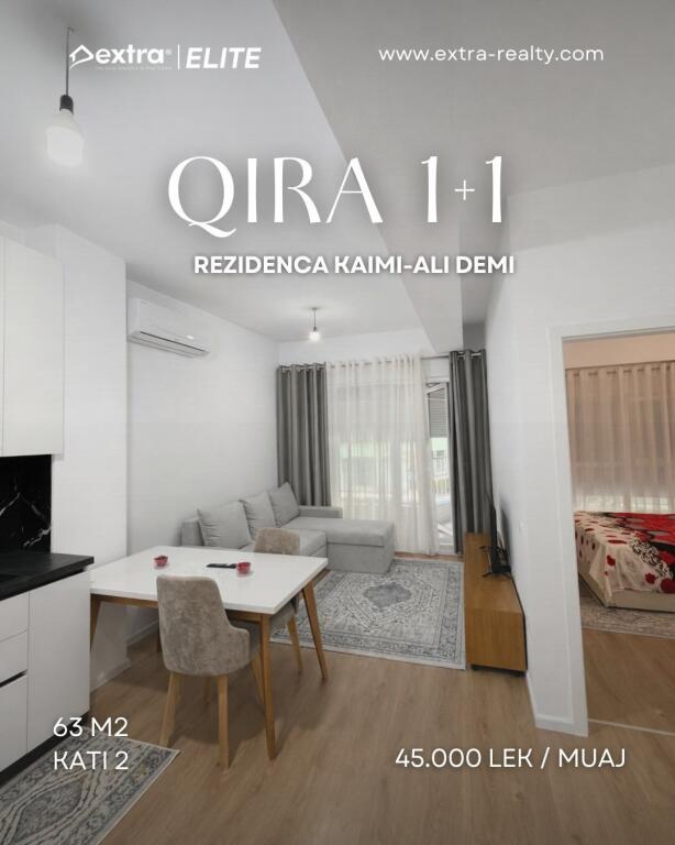Jepet me Qira Apartament 1+1 — Rezidenca Kaimi, Ali Demi
