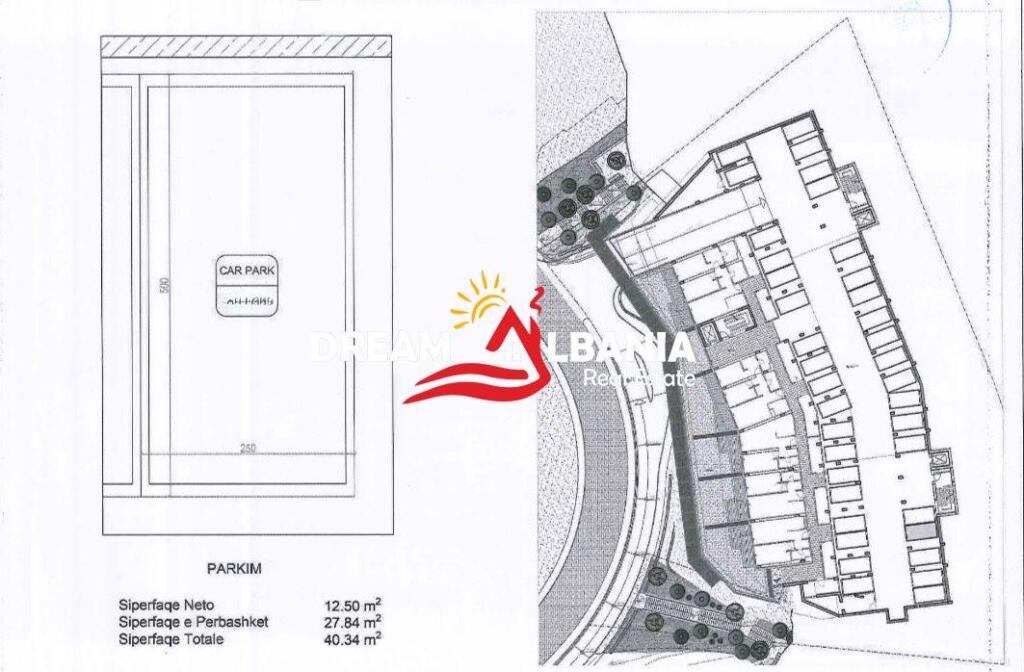SHITET Apartament 2+1+Verand+Parkim ne Green Coast, Palas, Himare (ID 41212154)