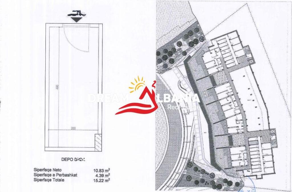 SHITET Apartament 1+1+Verand+Parkim ne Green Coast, Palase, Himare (ID 41111507)