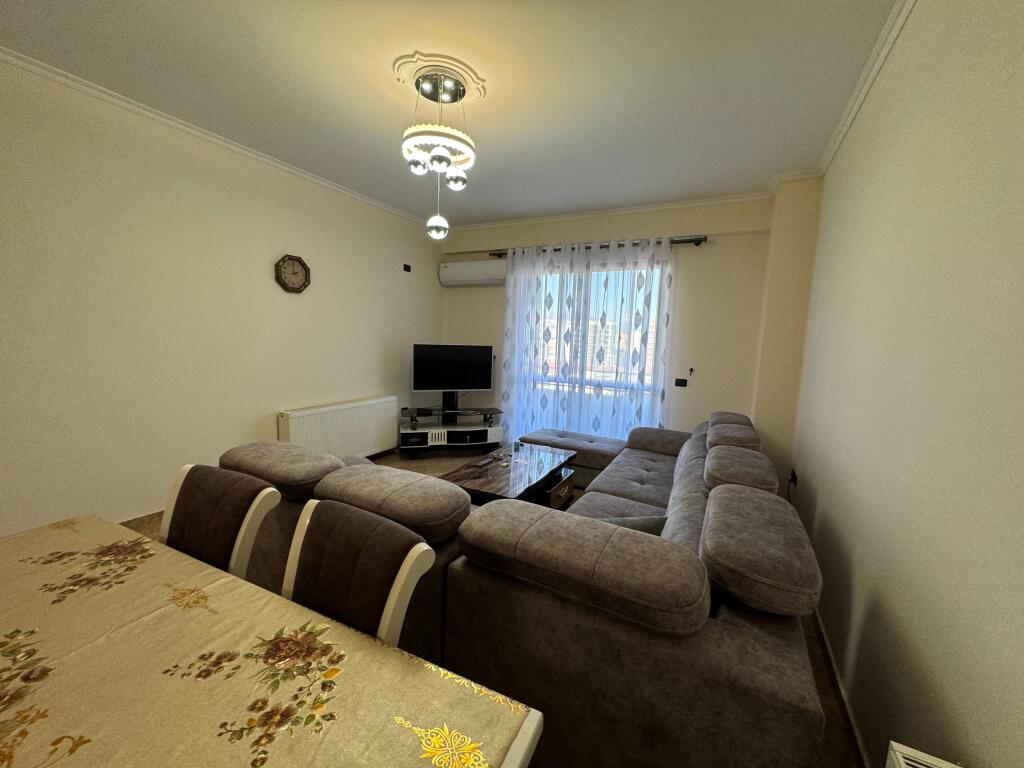 Rent apartment 2+1  4th floor building with elevator  Furnished  Price 60,000 lek  Near Nela 6, Yzberisht